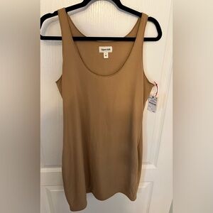 Open Edit Women's Tan Mini Dress